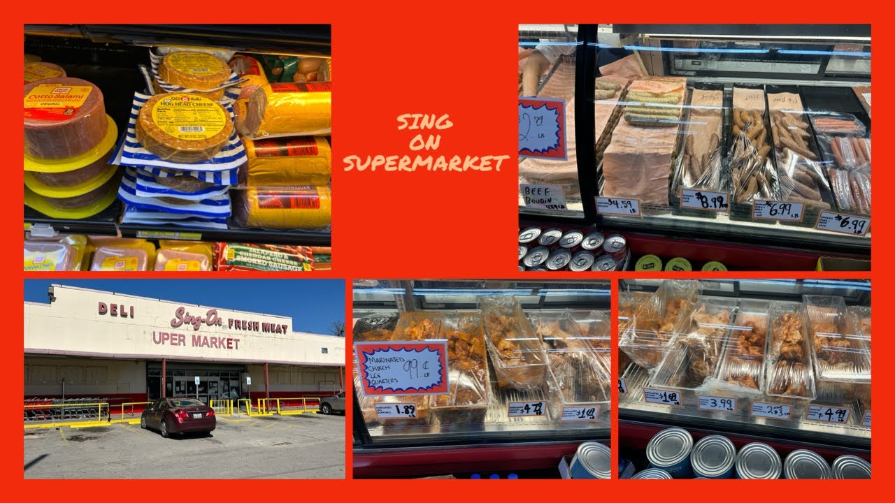 Another Hidden Gem In The Houston Area/SING ON SUPERMARKET/Boudin/Hot Links/Hog Head Cheese/