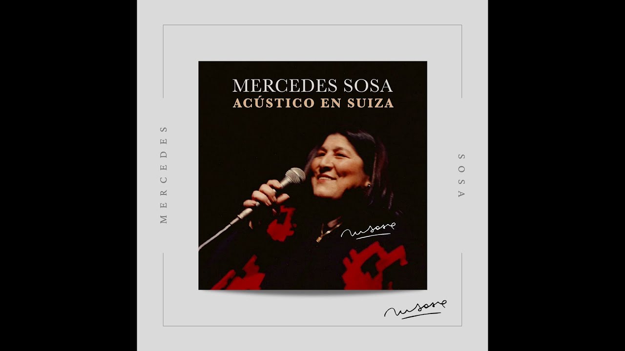 Mercedes Sosa - Duerme negrito - Acústico en Suiza