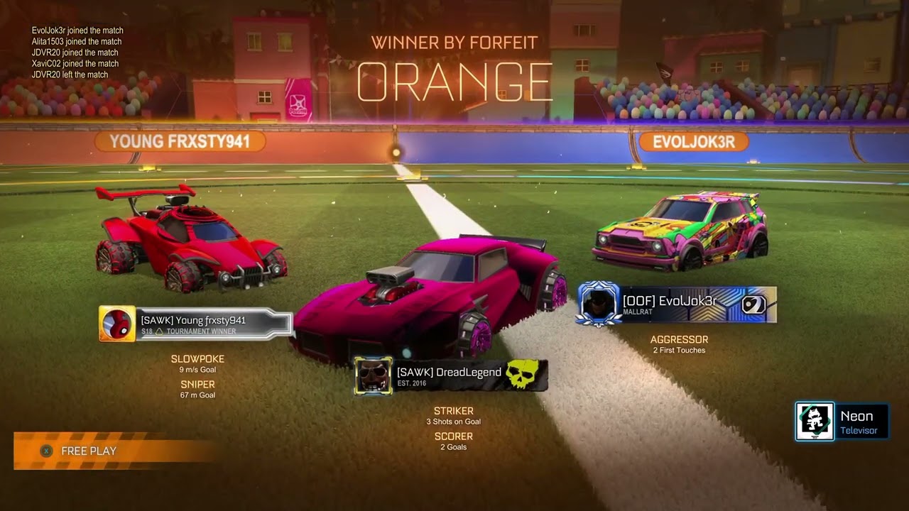 RL Competitive Season 21 3v3 Getting Placements