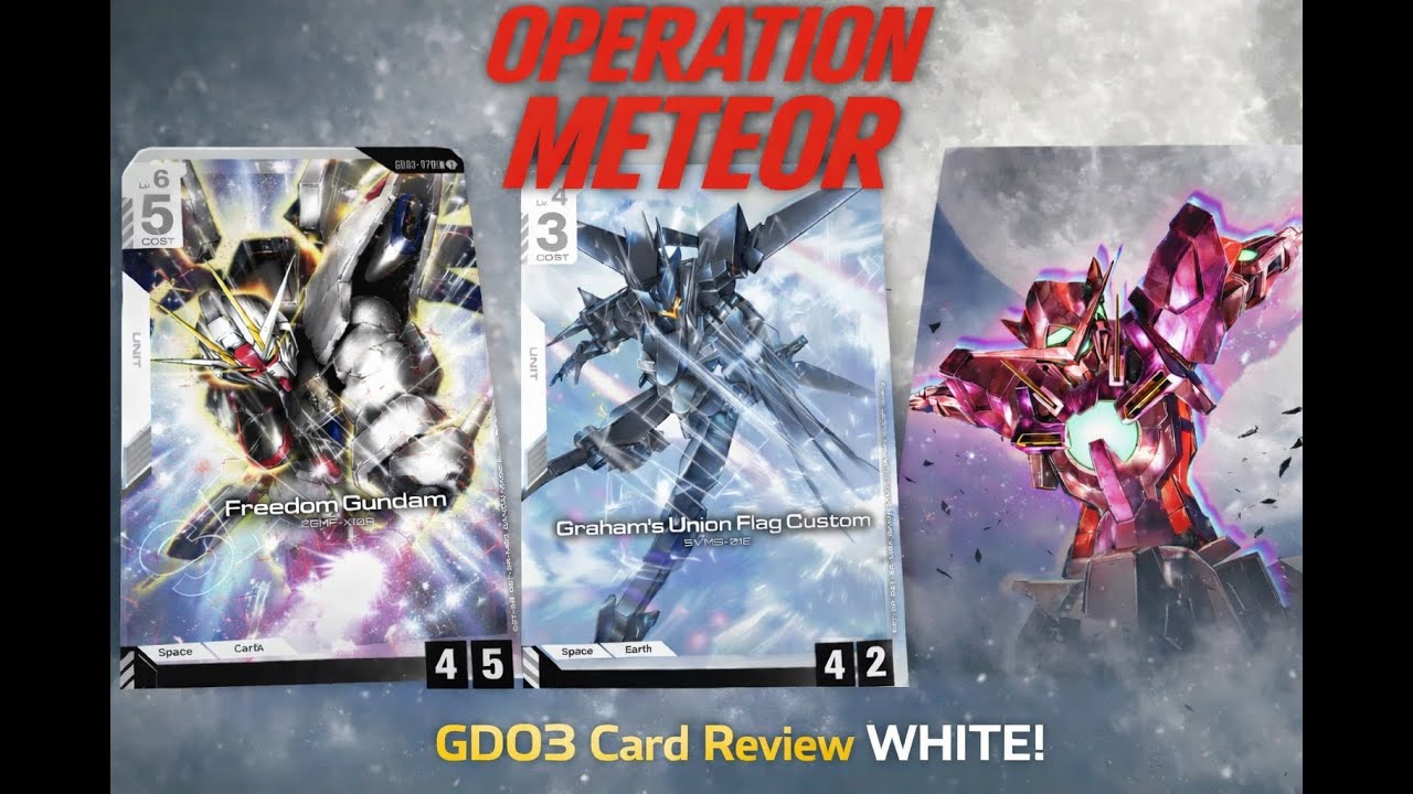 Steel Requiem White Breakdown! | GD03 Gundam Card Game Review