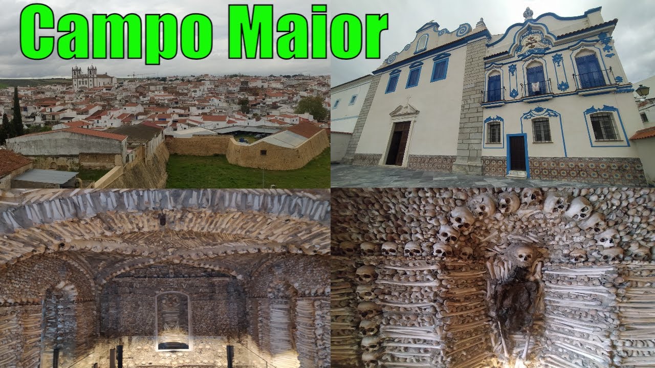 CAMPO MAIOR. Osario Capilla de los huesos, castillo, murallas y mucho mas.