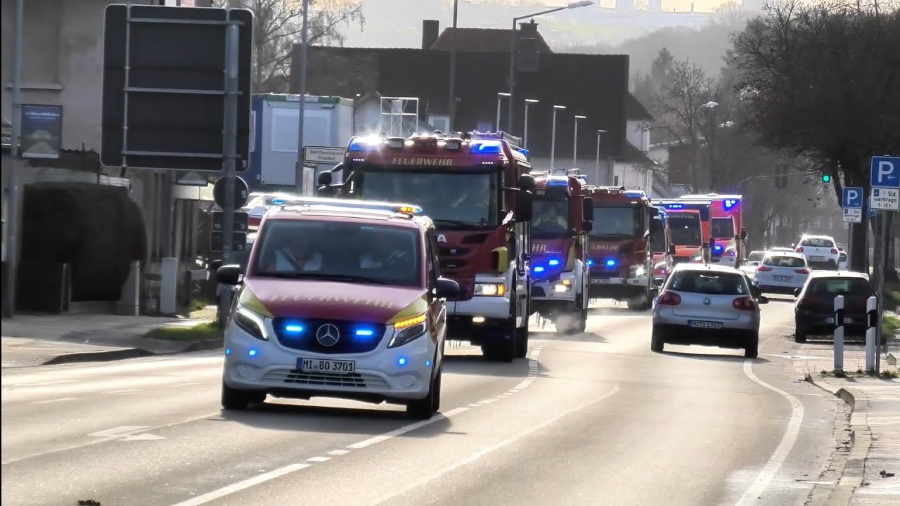 [ManV an Schule/Vollalarm] Großalarm für Feuerwehr und Rettungsdienst der Stadt Bad Oeynhausen