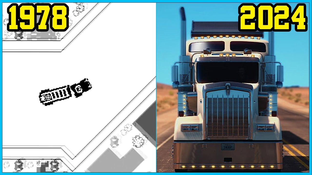 TRUCKS video games evolution [1978 - 2024]