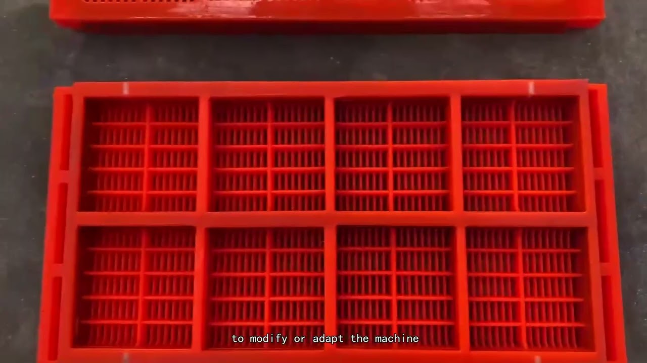 Polyurethane Screen Mesh Panels for Mining Vibrating Screens and Separation Systems