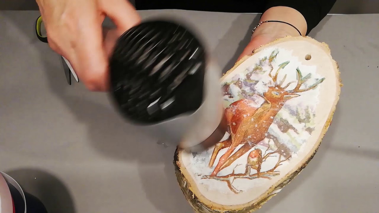 Decoupage na drewnie