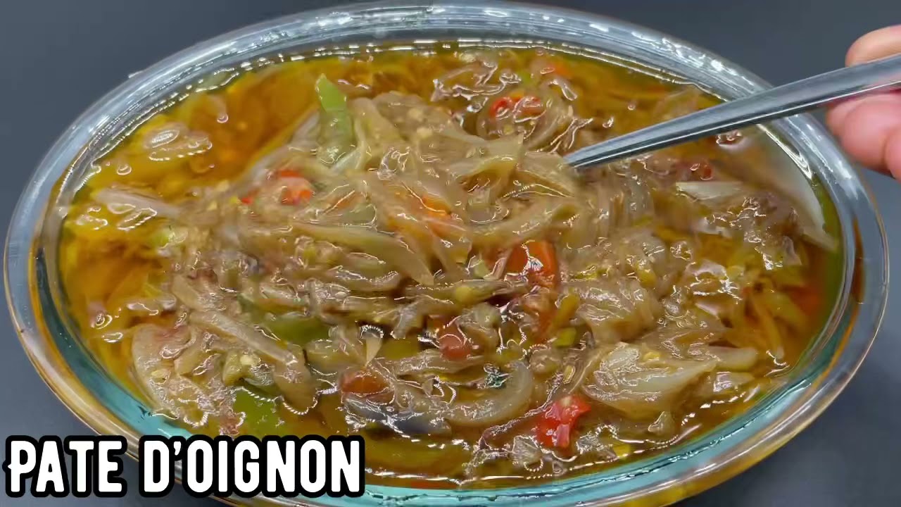Garniture, accompagnement, sauce  d’oignon