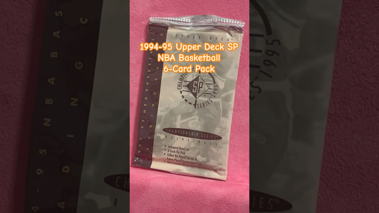 Набор баскетбольных карточек Upper Deck SP NBA 1994-95 годов, поврежденный #shorts #sportscards #...