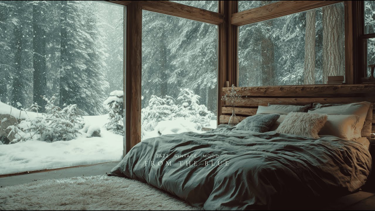 𝐩𝐥𝐚𝐲𝐥𝐢𝐬𝐭 | 눈 오는 숲속 침실에서, 여유로운 아침을 맞이하며 듣는 재즈 | Winter Soft Jazz Playlist