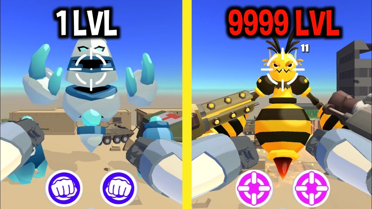 MAX LEVEL in Mechangelion Fight Game
