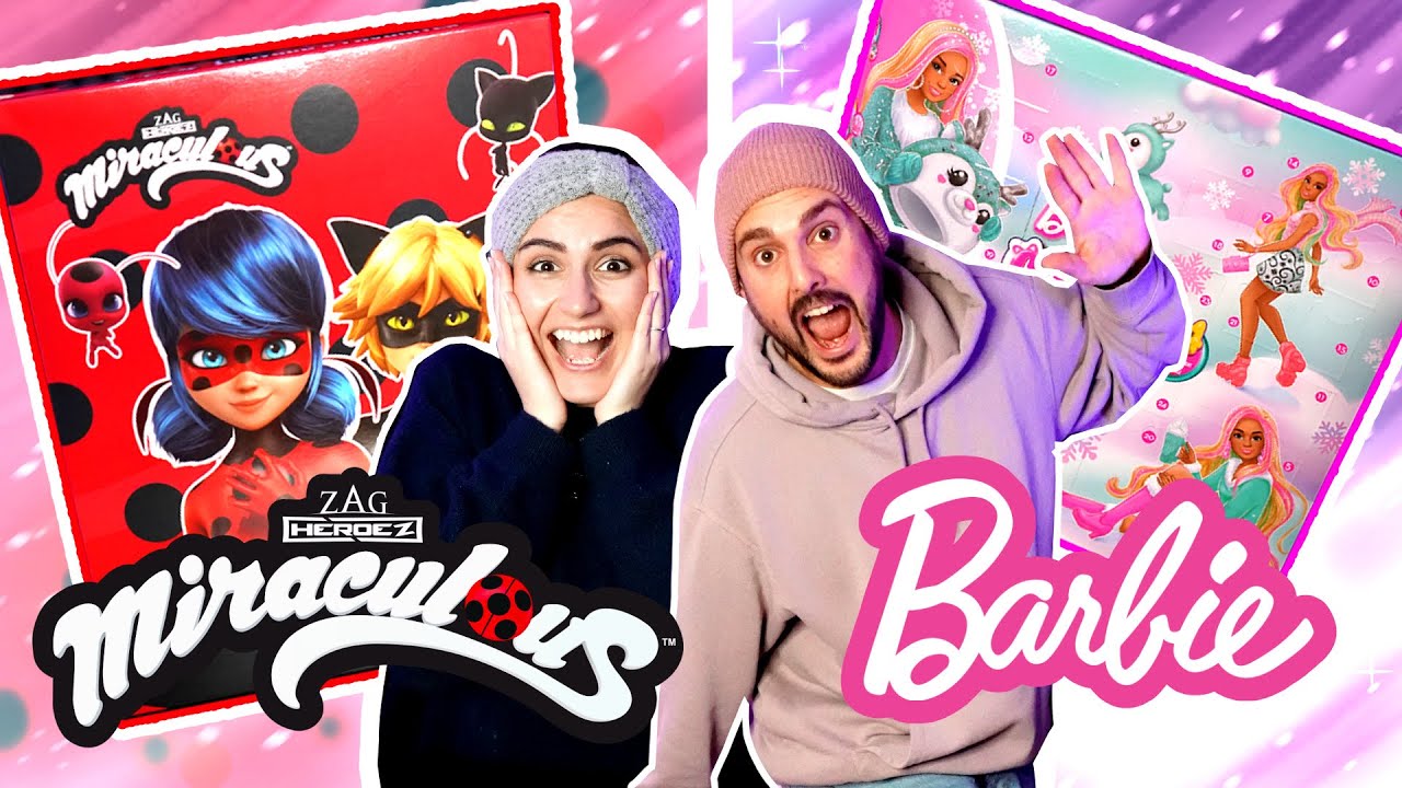 MIRACULOUS VS BARBIE Adventskalender öffnen! Dania & Kaan