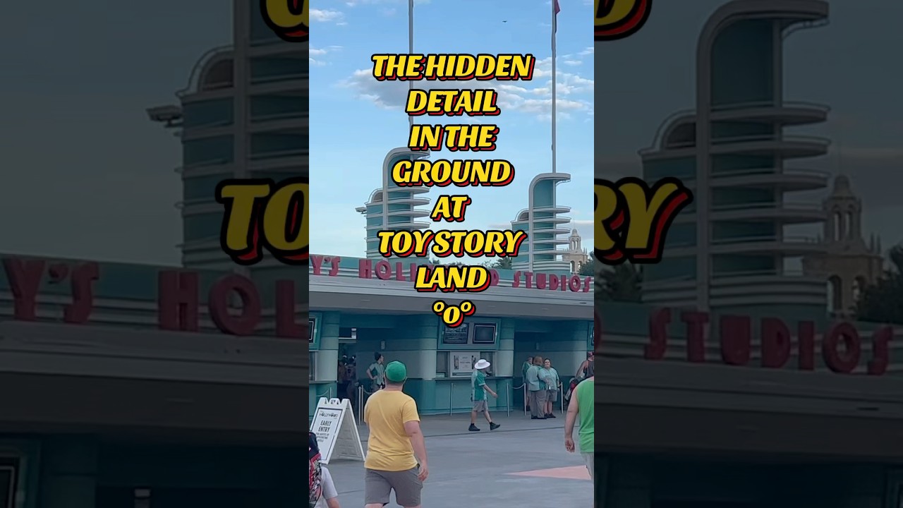 Have you noticed this detail in Toy Story Land? ￼#toystoryland #hollywoodstudios #wdw #disneydad