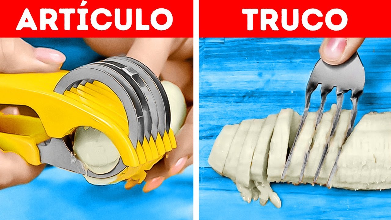 DISPOSITIVOS VS. TRUCOS || TRUCOS DE COCINA INTELIGENTES Y UTENSILIOS DE COCINA PARA AHORRAR TIEMPO