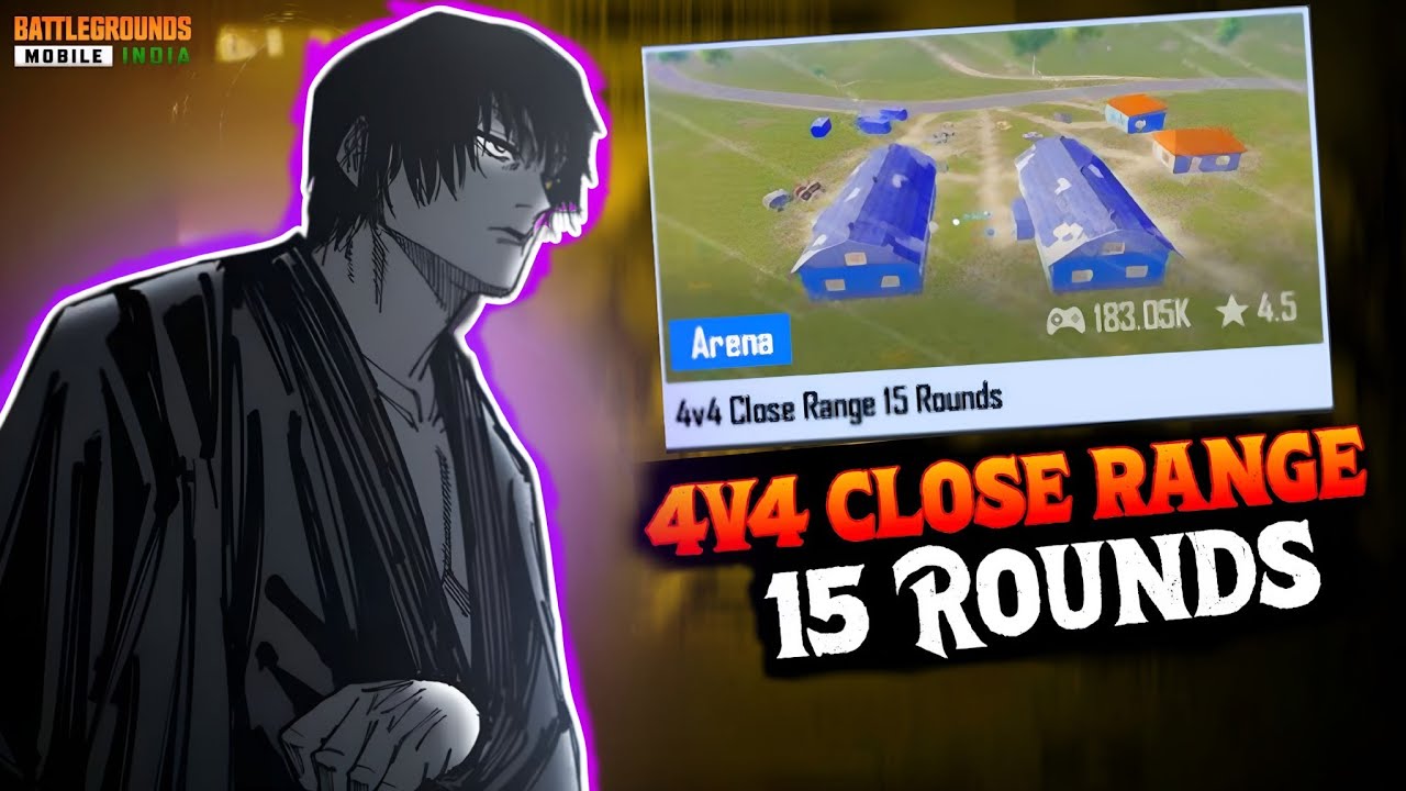 😈4v4 CLOSE RANGE 15 ROUNDS