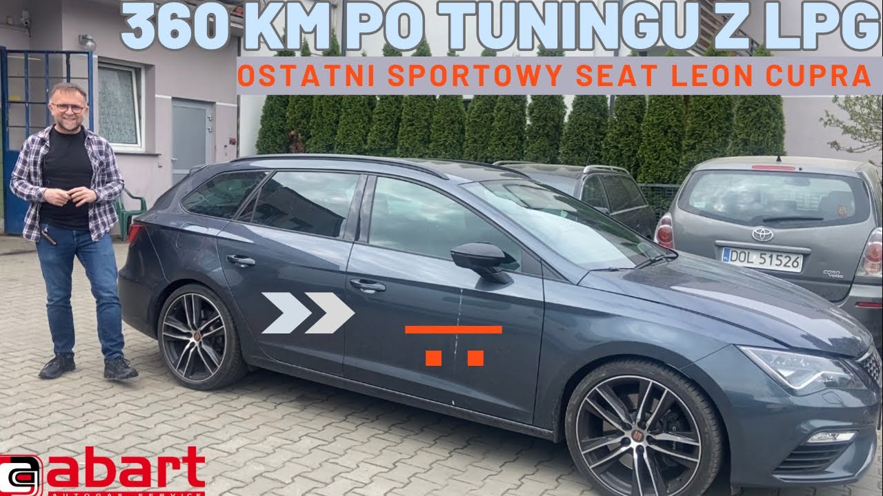 360-konny Seat Leon ST Cupra 2.0 TSi oszczędza po montażu instalacji gazowej w @Abart Auto&Gaz