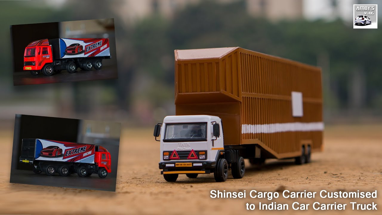 Shinsei Cargo Carrier Customised to Car Carrier Truck | Indian Car Carrier Truck | Handmade Model