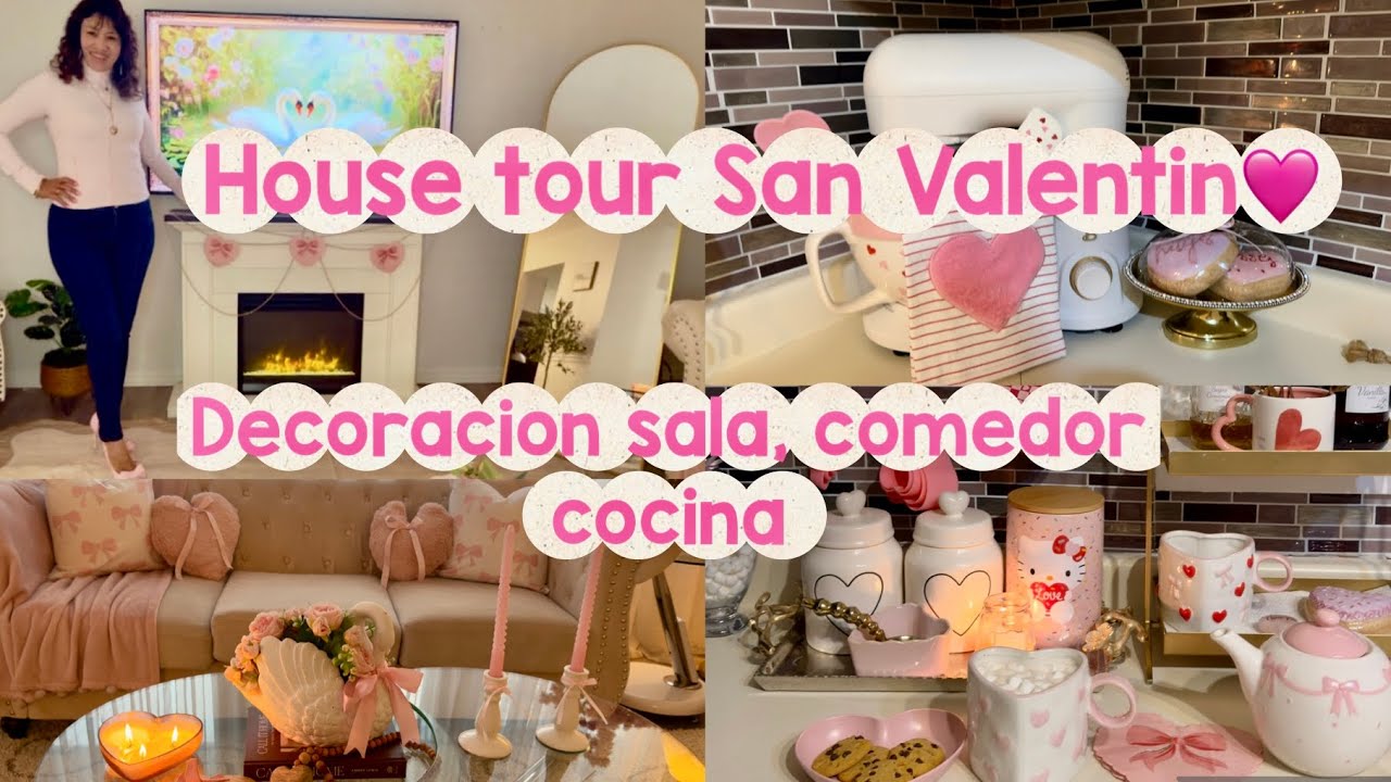 DECORCION SALA, COMEDOR, COCINA/CAMBIOS/HOUSE TOUR SAN VALENTIN🩷🩷 2026