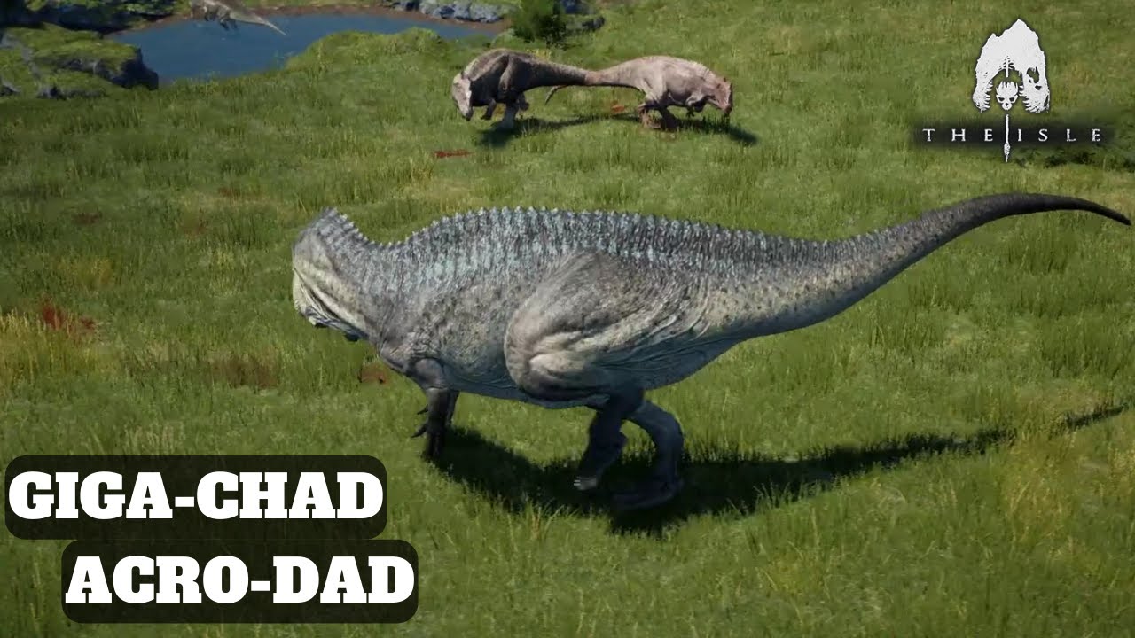 IRONMAN ACRO BIG BRAINS A GIGA DUO - Acro vs Giga 1v2 - The Isle Legacy - (NO Tailriding Server)
