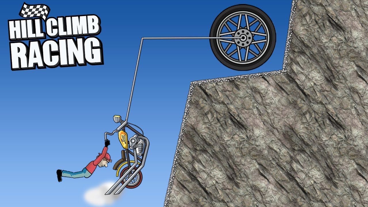 Hill Climb Racing - Crazy Chooper Bike on Mountain | GamePlay