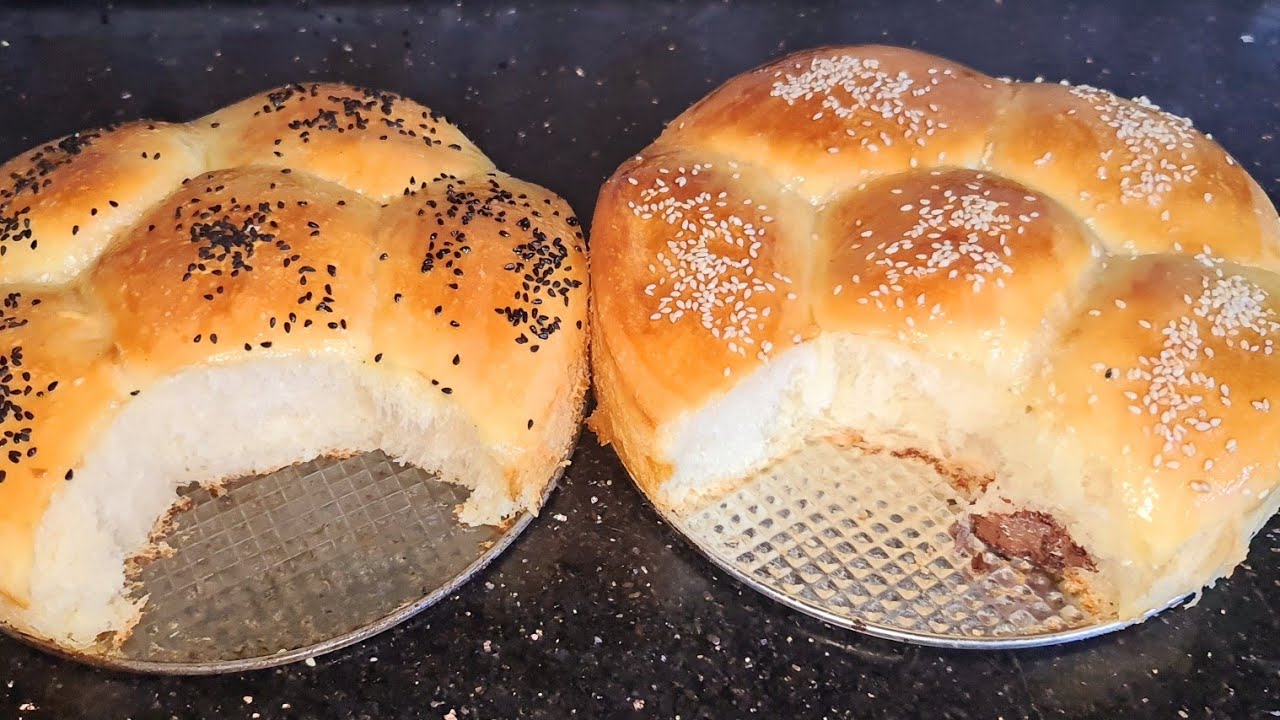 خلية النحل بالنوتيلا / خلية نحل بالجبن .عجينة قطنية