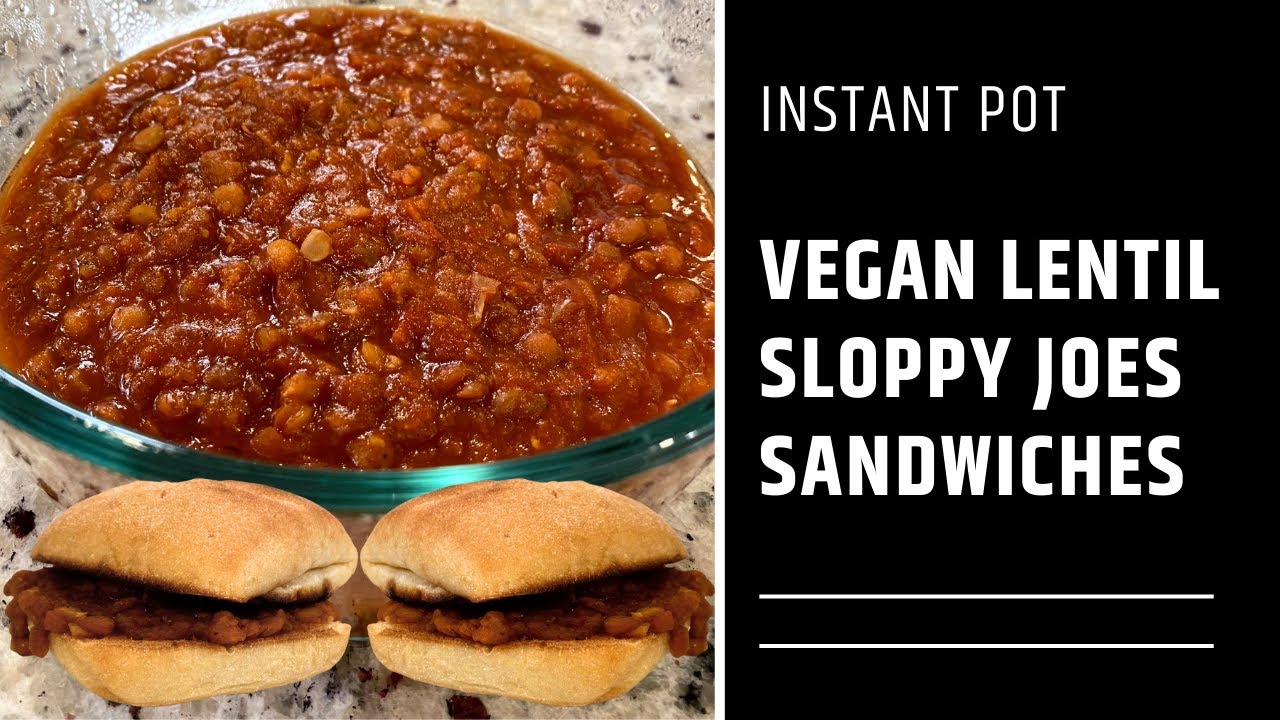 From Dry Lentils to Delicious Sloppy Joes in Minutes! #mealprep #sloppyjoe #instantpot #glutenfree