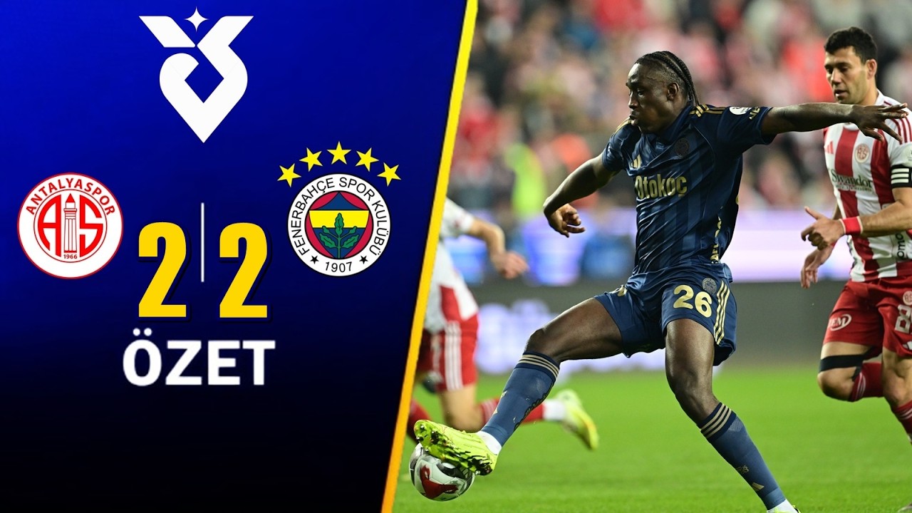 H. Antalyaspor 🆚 Fenerbahçe | Maç Özeti 🏆 Trendyol Süper Lig