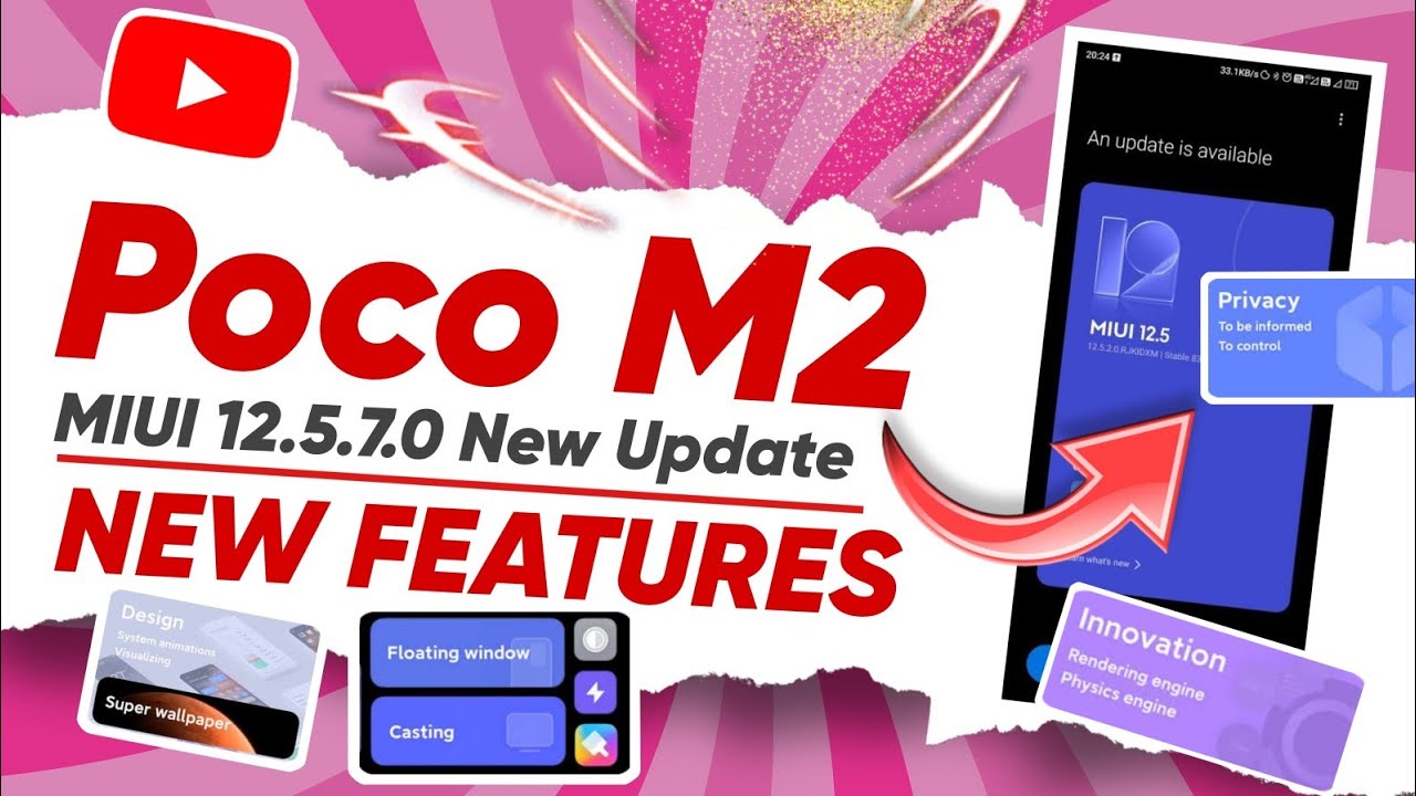 Poco M2 MIUI 12.5.7.0 New Update | Poco M2 Update | Poco M2 New Software Update | New Features.