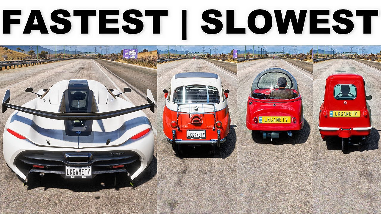 Top 19 Fastest & Slowest Cars in Forza Horizon 5 (2022 Update)