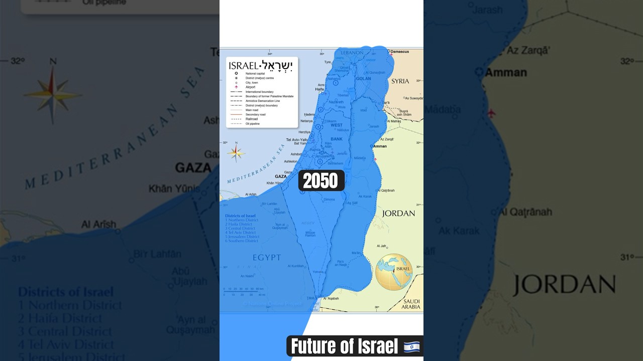 Future of Israel 🇮🇱 #palestine #map #geography #israel #shorts