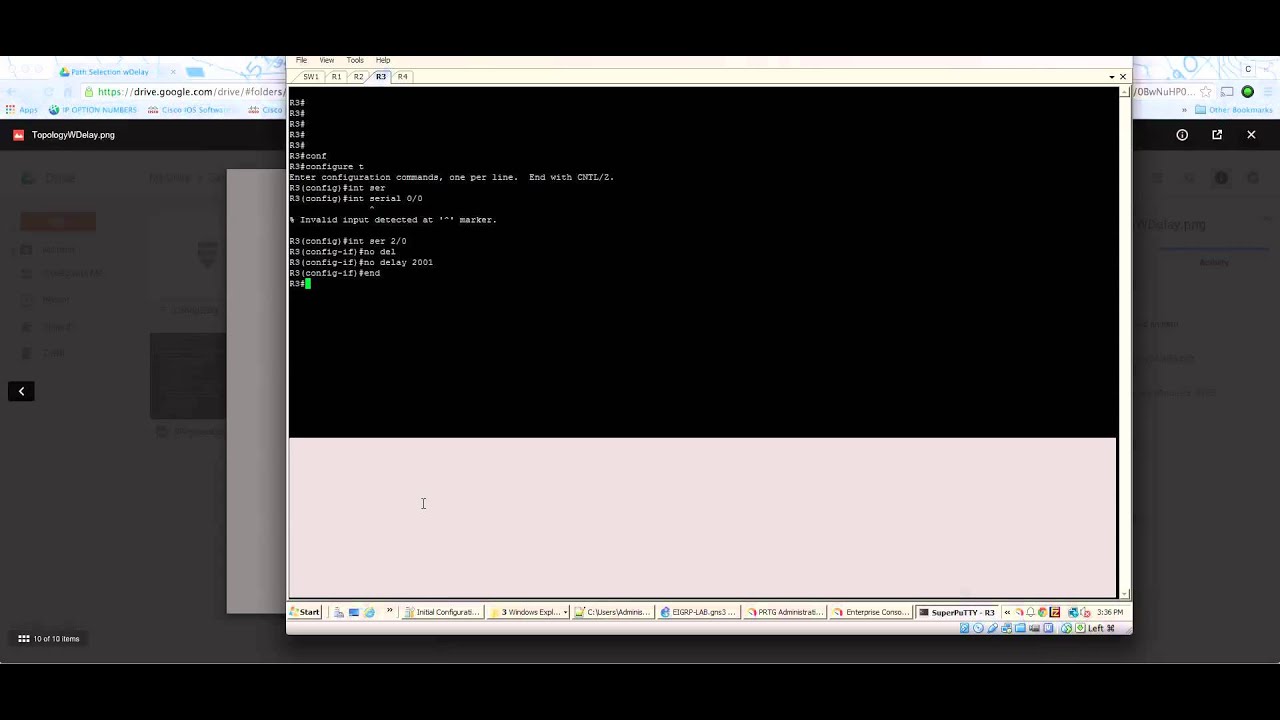 EIGRP Path-Selection using Interface Delay