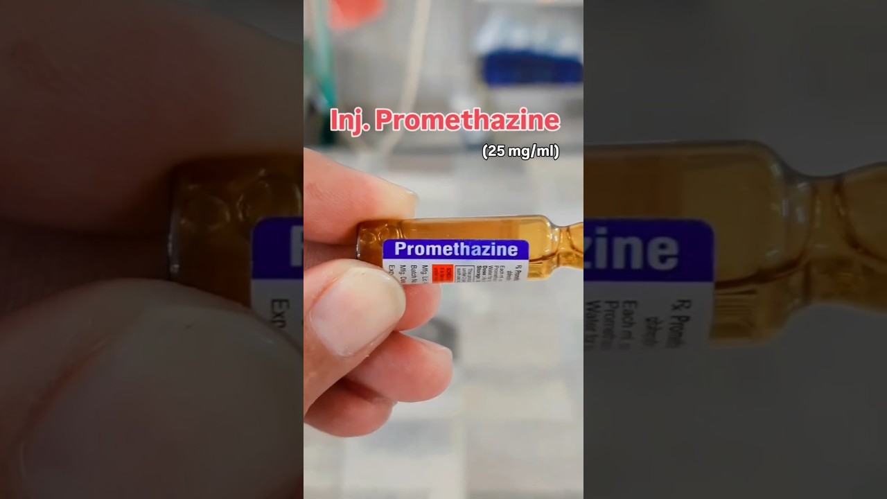 Inj. Promethazine #promethazine #antiemetic #anesthesia #doctor #medicalstudent #medicaleducation