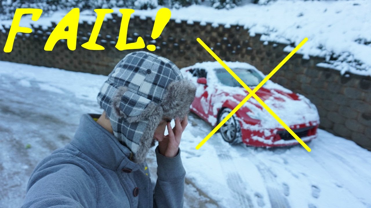My Nissan 370z Definitely HATES The SNOW!