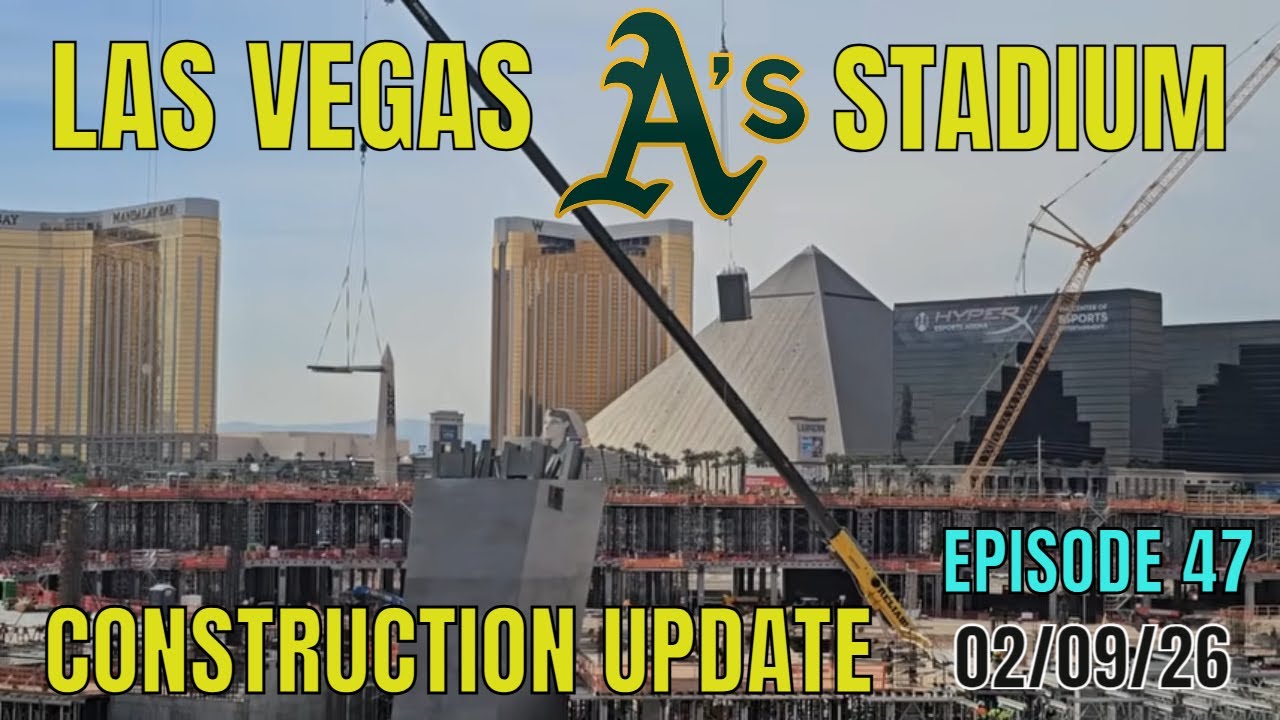 Las Vegas Athletics Stadium Construction Update 02 09 2026