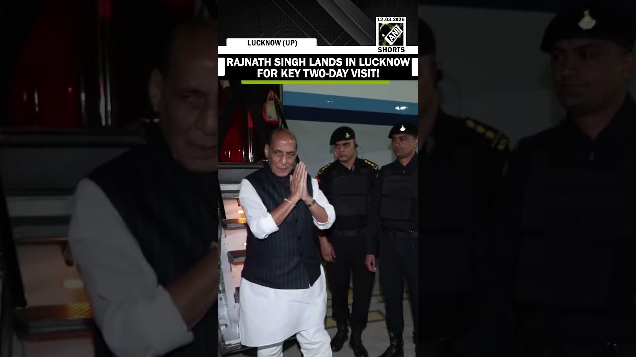 Defence Minister Rajnath Singh lands in Lucknow on official two-day visit amid strategic engagements