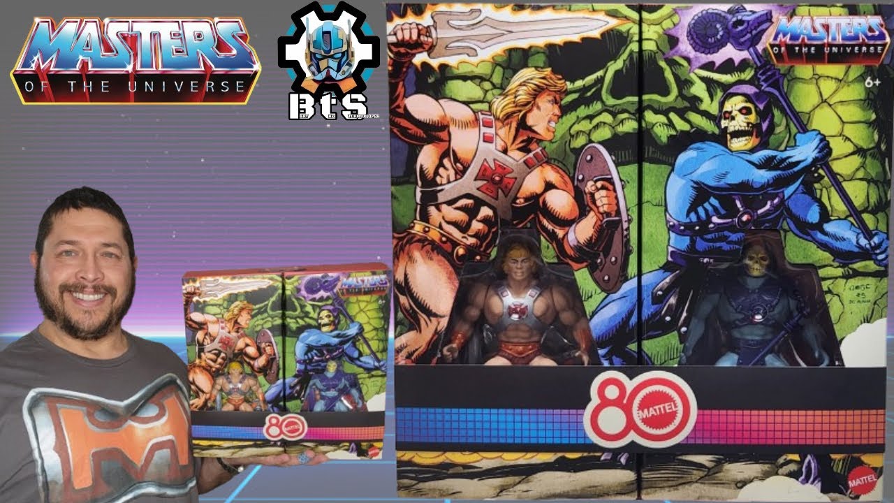 MOTU Origins Retro Punching He-Man & Skeletor Mattel 80th Anniversary! Bert the Stormtrooper Reviews