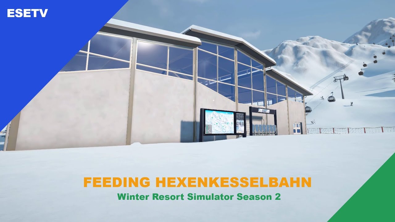 Feeding the Hexenkesselbahn, Winter Resort Simulator Season 2 gameplay