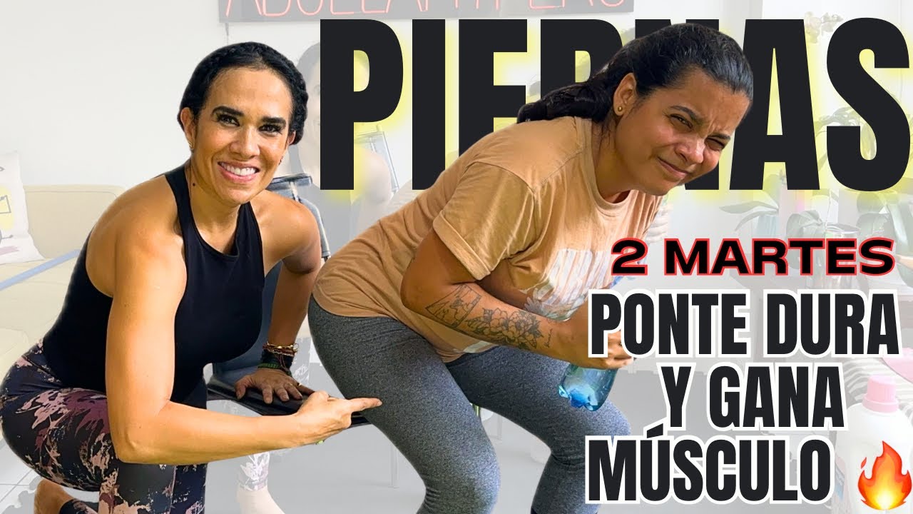 GANA MÚSCULO EN PIERNAS Rutina para todas las edades DÍA 2 MARTES #abuelafitperu #piernas