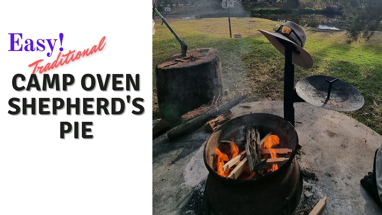 Camp Oven Shepherd's Pie! Easy, Traditional Camp Cooking! Dutch Oven Winter Warmer at Camp! How To!