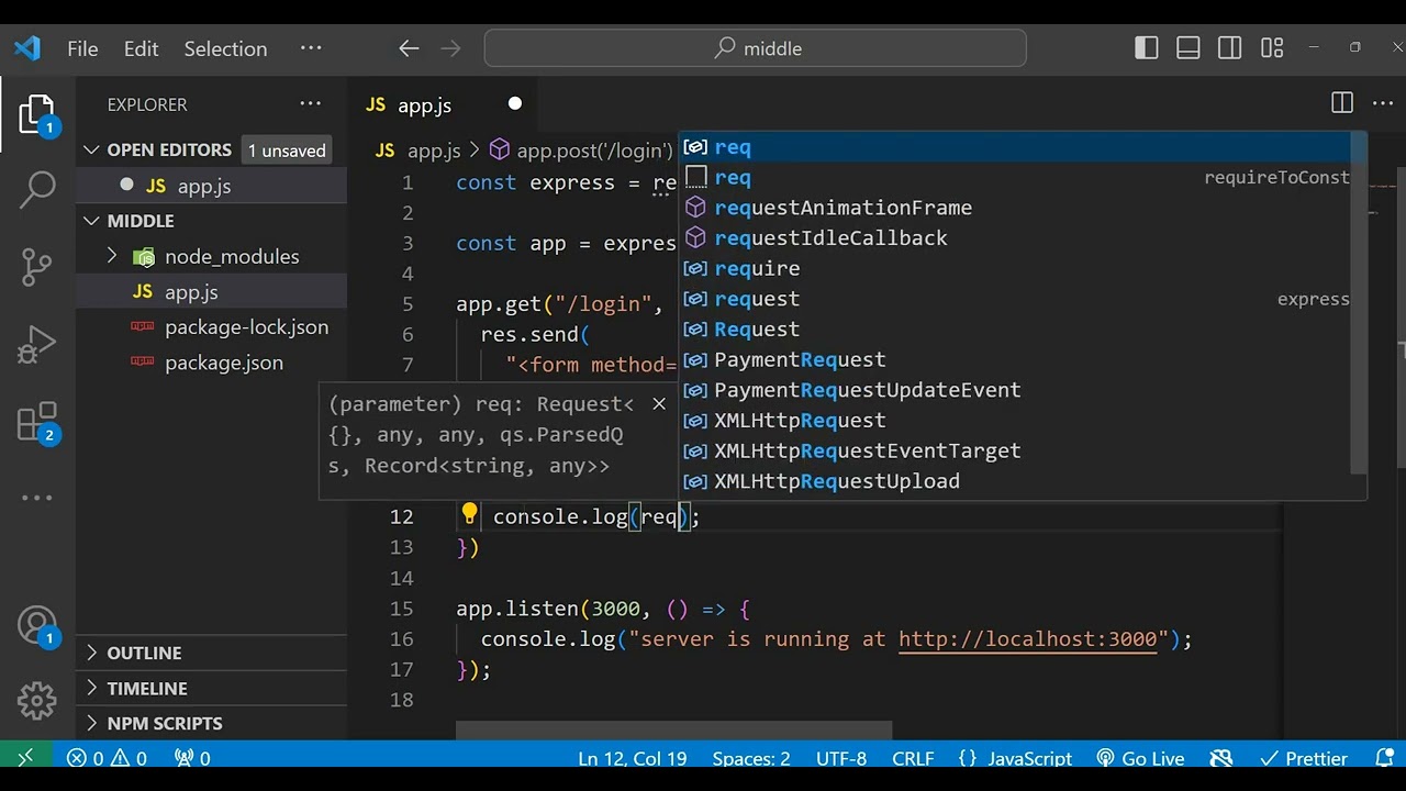 urlencoded in express🔥  || express.urlencoded()  || middleware in expressjs