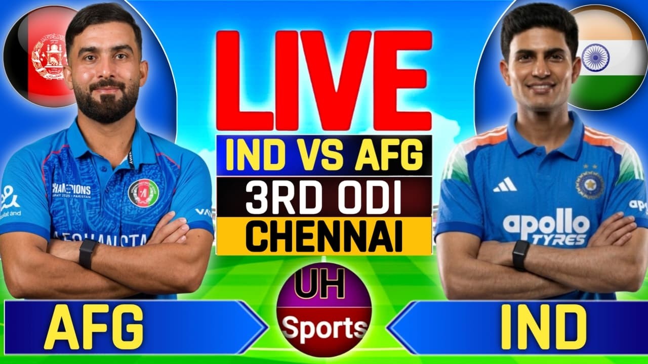 🔴 LIVE: IND vs AFG, 3rd ODI 2026 | Live Cricket Match Score & Commentary | 2nd Innings, India BAT