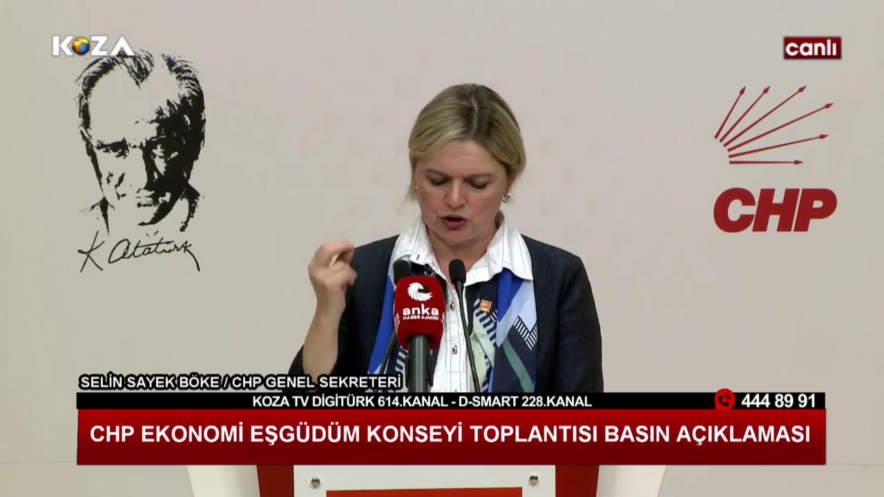 CHP Ekonomi Eşgüdüm Konseyi Toplantısı   #CanlıYayın