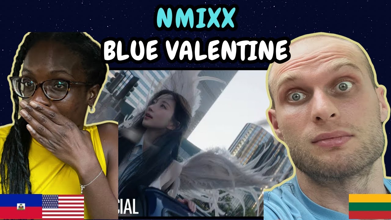 РЕАКЦИЯ НА NMIXX (엔믹스) — Blue Valentine (официальный клип) | ПЕРВОЕ СЛУШАНИЕ