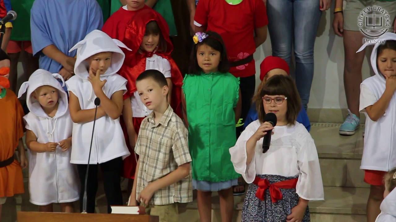 muzikál Dobrý pastier - časť nacvičená na zborovom pobyte