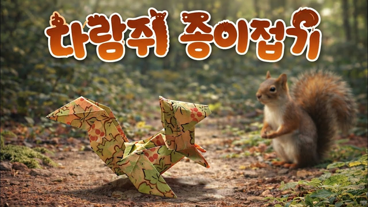 하루에 한장 32 - 다람쥐 종이접기
