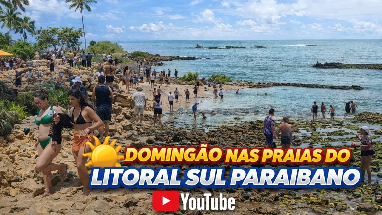 Passeio pela praia do amor, litoral sul da paraíba, Domingão de Sol ☀️