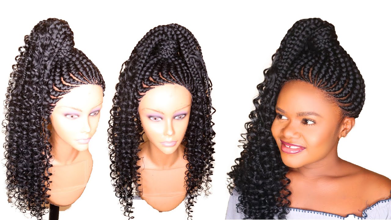 DIY Goddess Braided Wig Tutorial Using Expression Braid Extension - No Closure Wig
