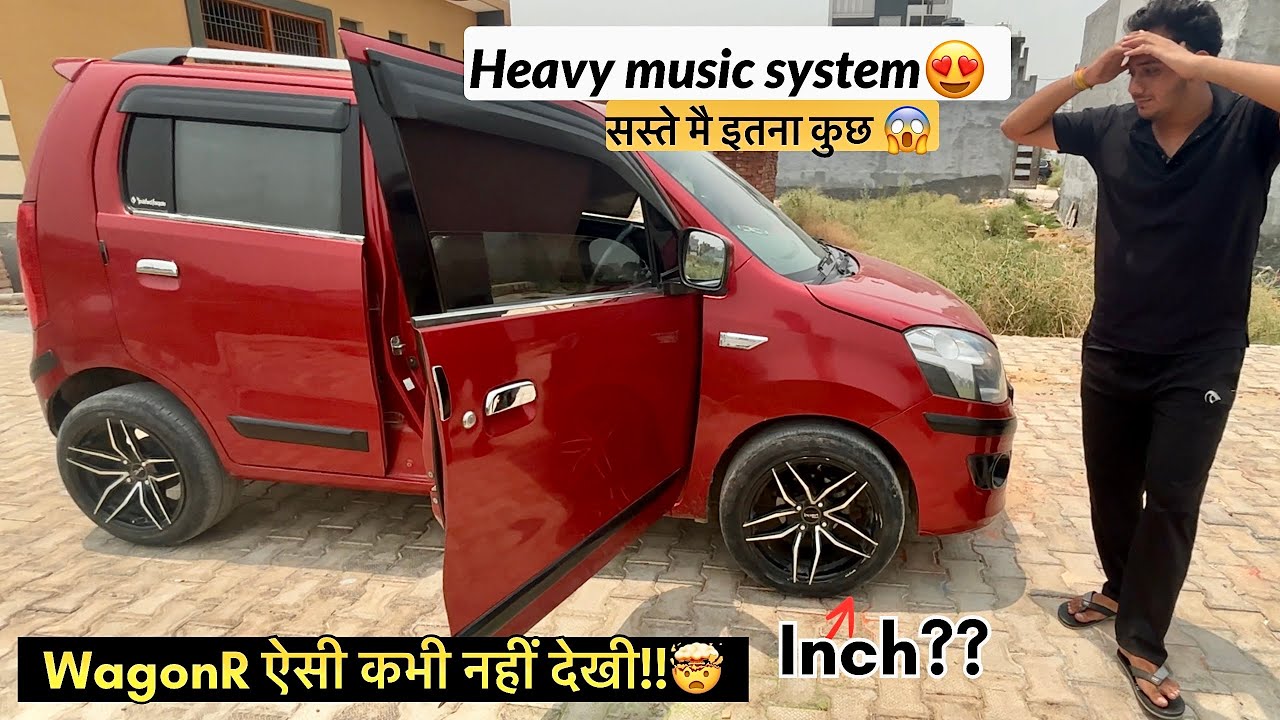 🚗 Maruti Suzuki WagonR 2013 CNG Review | Alloy Wheels & Music System Modification | Full Review
