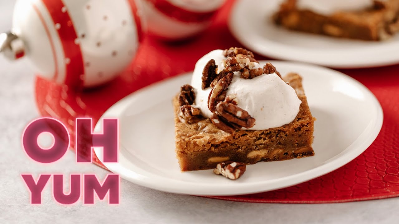 How to Make Holiday Blondies! (With Salted Toffee & Spice!)