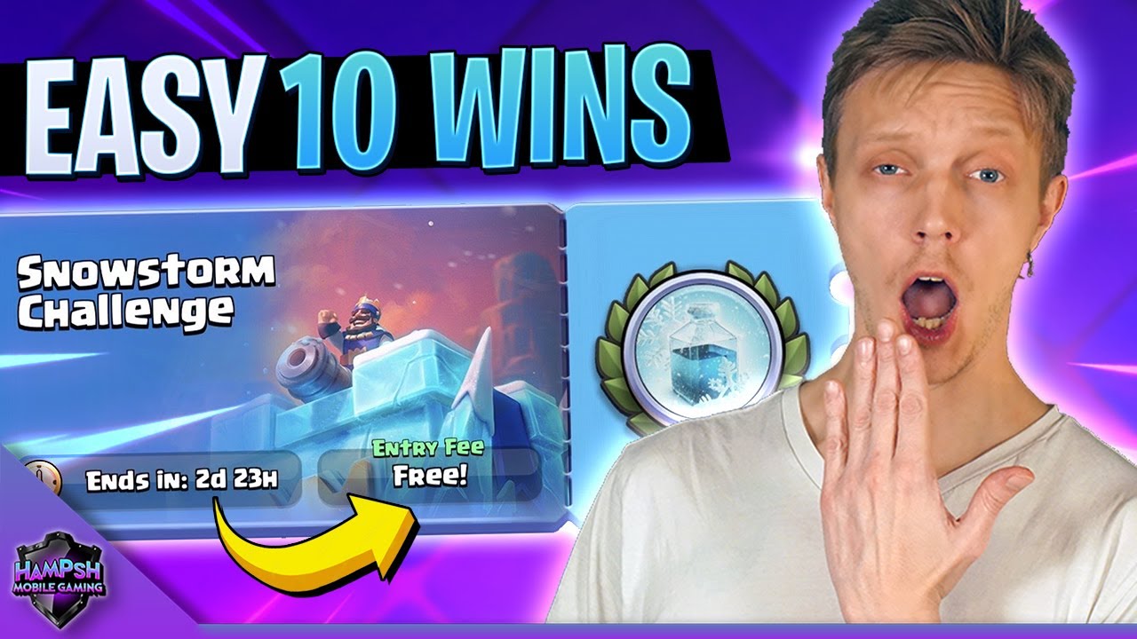EASY 10 WINS ❄️ The Snowstorm Challenge Deck Everyone Is Using