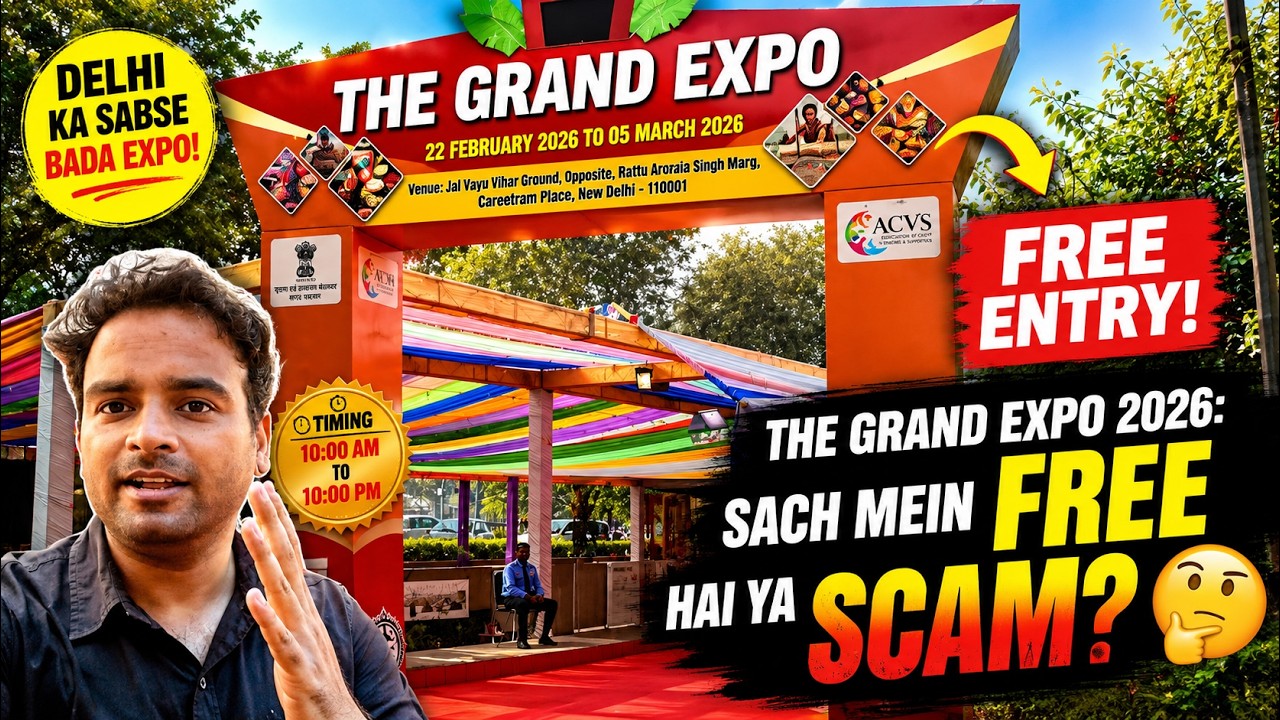 The Grand Expo 2026 Delhi | Grand Expo 2026 Connaught Place Delhi | Handicraft Mela CP Delhi