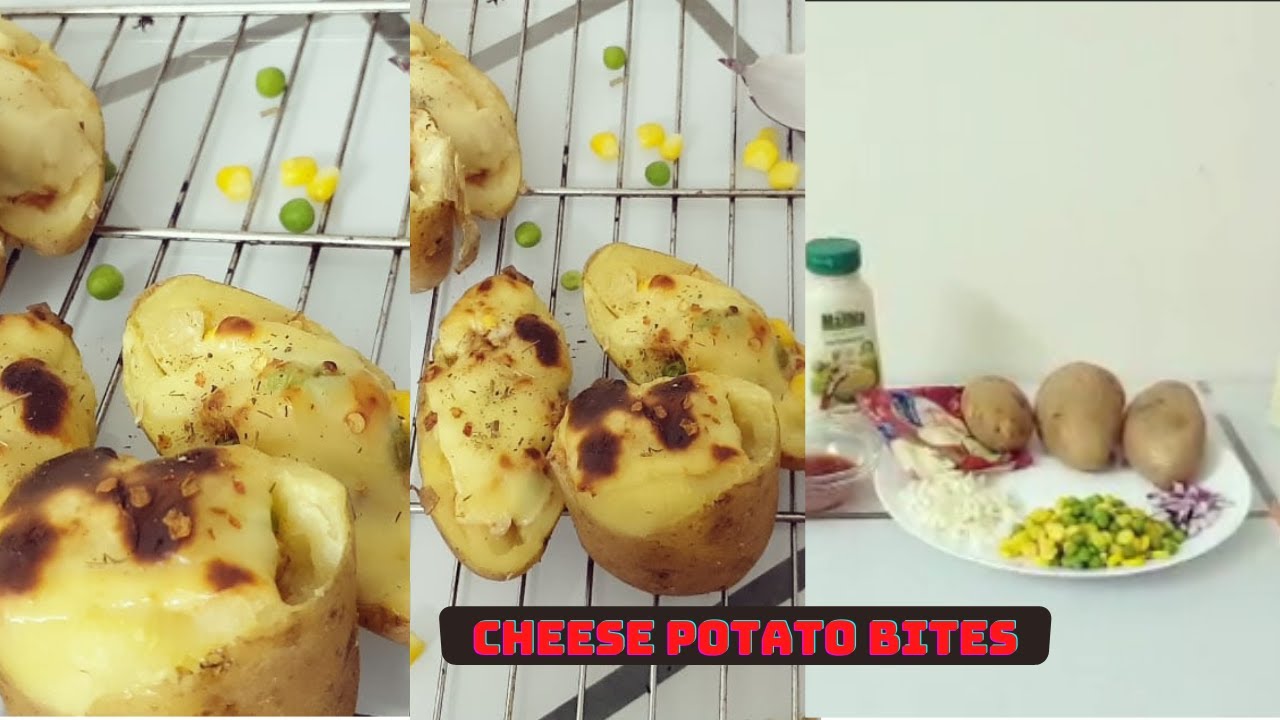 Cheese Potato Bites | Crispy Potato Bites | Cheesy Potato Recipe | Food Desk